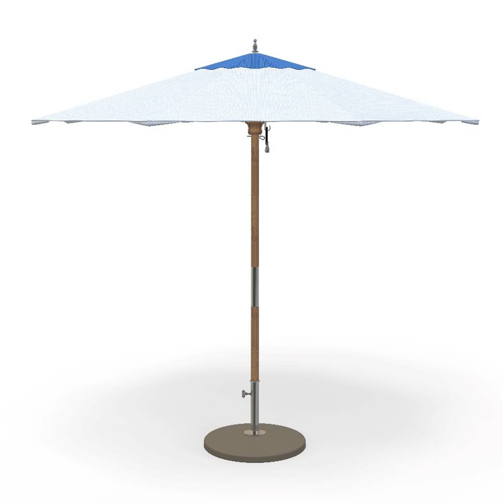 A blue and white umbrella

AI-generated content may be incorrect.