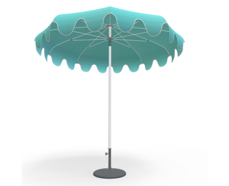 Blue Lotus Outdoor Umbrella