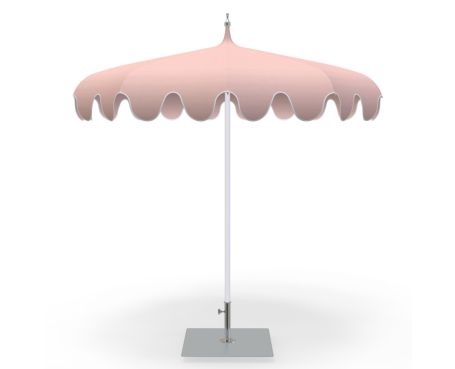 Pink Lotus Outdoor Umbrella